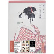 喜多川歌麿シリーズ A5 レターパッド 8枚×4柄（32枚） 歌麿 LTP-04-M