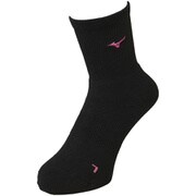 ソックス(レギュラー丈) 62JX9003 96 ブラック×ピンク 25-28cm [スポーツ ソックス]