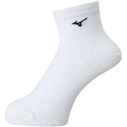 U2MX801101 [ソックス アンクル/滑り止め付 ホワイト (25-27cm)]