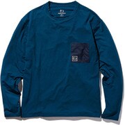 Lサイズ HIGH STRETCH MERINO LONG SLEEVE TEE WJTE0011 ネイビー [アウトドア カットソー メンズ]