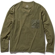 Lサイズ HIGH STRETCH MERINO LONG SLEEVE TEE WJTE0011 OL [アウトドア カットソー メンズ]