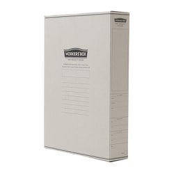 WORKERS’BOX WIDE（ワーカーズボックス ワイド） 書類・小物収納箱 A4サイズ グレー HMWB-1822