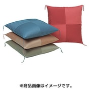 1290018557200 [国産 座布団カバー 市松 銘仙判 55×59 グリーン]