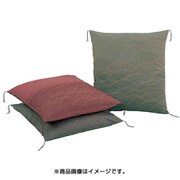 1290016356800 [国産 座布団カバー つゆ芝 銘仙判 55×59 レッド]