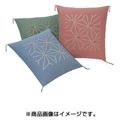 国産 座布団カバー 麻の葉 八端判 59×63 グリーン 1290025596200