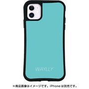 mksl-set-11-mbl [iPhone 11用ケース WAYLLY-MK スモールロゴ ミントブルー]