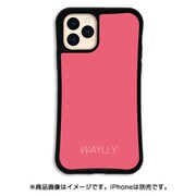 mksl-set-pro-ppk [iPhone 11 Pro用ケース WAYLLY-MK スモールロゴ ピーチピンク]