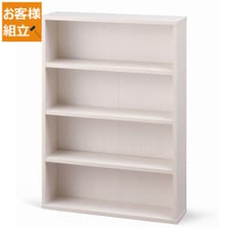 コミックラック 4段 CORK-8460 オフホワイト