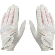 TM 20SS 2WSGL-CCN53 WH/PI 19 U31236 [ゴルフグローブ ウィメンズ インタークロス グローブ ペア 19cm ホワイト/ピンク]