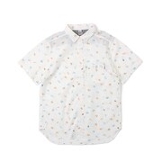 プリントシャツ CH02-1143 White Sサイズ [アウトドア シャツ メンズ]
