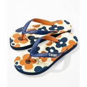 ブービーチサンダル Boobeach Sandal CH63-1010 Yellow Flower Mサイズ [ビーチサンダル]