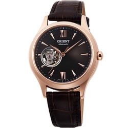 ORIENT（オリエント） Classic（クラシック） セミスケルトン 自動巻き（手巻付き） 皮革バンド レディース RN-AG0727Y