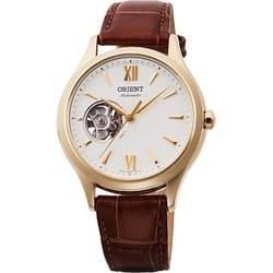 ORIENT（オリエント） Classic（クラシック） セミスケルトン 自動巻き（手巻付き） 皮革バンド レディース RN-AG0728S