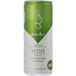 バロークス プレミアム缶ワイン 白 13度 250ml オーストラリア [白ワイン]