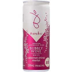 バロークス スパークリング缶ワイン 赤 13度 250ml オーストラリア [スパークリングワイン]