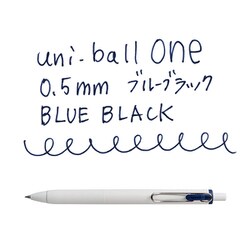 ヨドバシ Com 三菱鉛筆 Mitsubishi Pencil Umns05 64 ゲルインクボールペン Uni Ball One ユニボール ワン 0 5mm ブルーブラック 通販 全品無料配達