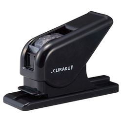 速技ゼムクリップとめ機 CLIRAKU（クリラーク） 黒 M22-24