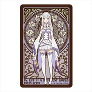 Re：ゼロから始める異世界生活 ICカードステッカー アールヌーボーシリーズ vol.2 エミリア [キャラクターグッズ]