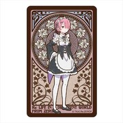Re：ゼロから始める異世界生活 ICカードステッカー アールヌーボーシリーズ vol.2 ラム [キャラクターグッズ]