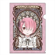 Re：ゼロから始める異世界生活 A4クリアファイル アールヌーボーシリーズ vol.2 ラム [キャラクターグッズ]