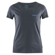 Fjallraven Logo T-shirt W 83509 560 Navy XSサイズ [アウトドア カットソー レディース]