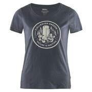 Fikapaus T-shirt W 83512 560 Navy Sサイズ [アウトドア カットソー レディース]