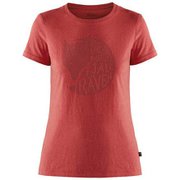 Forever Nature T-Shirt W 89958 320 Red Sサイズ [アウトドア カットソー レディース]