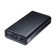 モバイルバッテリー AC・USB出力対応 20000mAh ブラック BTL-RDC16