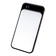 モバイルパワーバッテリー 2ポート 10000mAh デジタル ホワイト RiC-MPB10000_DG/WH
