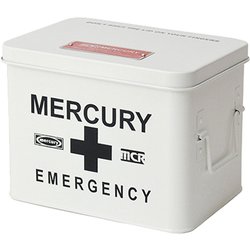 救急箱 薬箱 エマ―ジェンシーボックス 収納 ホワイト MEBUEBWH