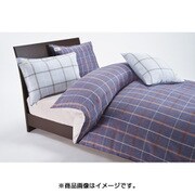 リネンピローケース 90(90×45cm)ブルー PJ90409676