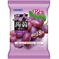【激安】オリヒロ　蒟蒻ゼリー　グレープ＋イチゴ　12個×36袋　合計432個！ オリヒロ ぷるんと蒟蒻ゼリー パウチ ＜アップル、グレープ＞ 12