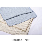 麻/竹敷きパッド シングルサイズ(100×205cm)ベージュ CM00251003