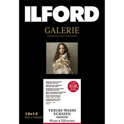 ILFORD GALERIE Tesuki-Washi EchiZen Smooth （90gsm） イルフォード 手漉き和紙 越前スムース 102x152 50枚 433322