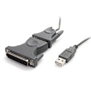 USB - RS232Cシリアル変換ケーブル DB9 - DB25変換コネクタ付属 ICUSB232DB25