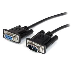 RS-232C ストレートケーブル 2m ブラック D-Sub 9ピン（オス） - D-Sub 9ピン（メス） MXT1002MBK