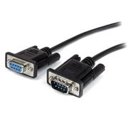 RS-232C ストレートケーブル 0.5m ブラック D-Sub 9ピン(オス) - D-Sub 9ピン(メス) MXT10050CMBK