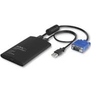 ノートパソコン接続KVMコンソールアダプタ USB接続 ファイル転送/ビデオキャプチャ機能付き NOTECONS02