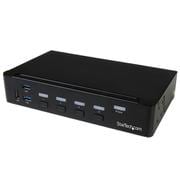 KVMスイッチ 4ポート 4K DisplayPort 3ポートUSB 3.0ハブ搭載 SV431DPU3A2