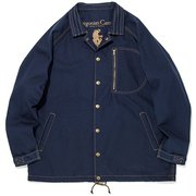 ファイアープルーフ 焚き火 コート FP BONFIRE COAT OCW-2004NX NAVY XLサイズ [アウトドア コート メンズ]