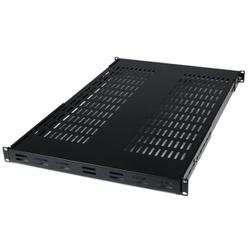 1U 伸縮式放熱スリット付きサーバーラック棚板 耐荷重80kg ADJSHELF
