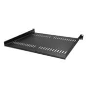 1U 固定式サーバーラック棚板 放熱スリット付き 奥行き406mm CABSHELF116V