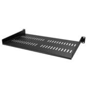 1U 固定式サーバーラック棚板 放熱スリット付き 奥行き254mm CABSHELFV1U