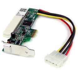 PCI Express - PCI変換アダプタ PCIe（オス） - PCIスロット（メス） + ペリフェラル電源（4ピン） PEX1PCI1