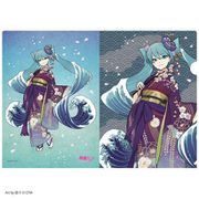 初音ミク 浮世絵デザイン クリアファイル [キャラクターグッズ]