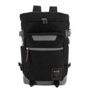 407-067Y BLACK [ボックスリュックUSB 約20L ブラック]