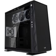 144個 RGB LED フロント採用 ミドルタワーPCケース IW-309-BLACK