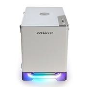650W GOLD 電源ユニット搭載 Mini-ITX PCケース ホワイト A1PLUS-WHITE