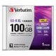 録画用BD-R XL 片面3層 100GB 録画時間520min 2-4倍速対応 1枚 10㎜ケース インクジェットプリンタ対応 VBR520YP1D4