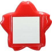 販促・記念品 さくら型幼稚園名札 赤